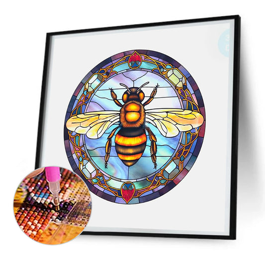 Bee - Full Round Drill Diamond Painting 30*30CM