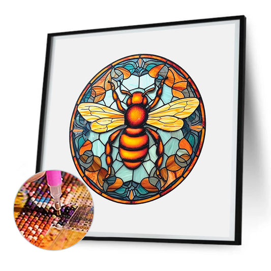 Bee - Full Round Drill Diamond Painting 30*30CM