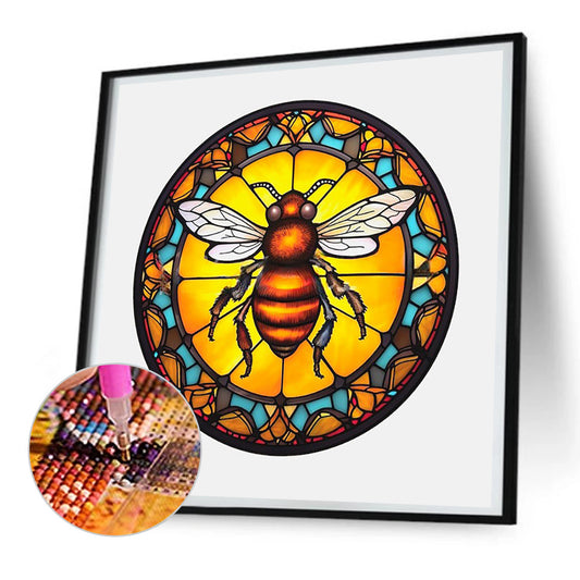Bee - Full Round Drill Diamond Painting 30*30CM