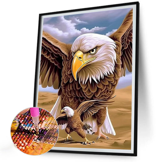 Eagle - Full Round Drill Diamond Painting 30*40CM