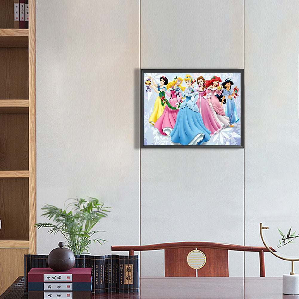 Princess Collection - Full Round Drill Diamond Painting 40*30CM