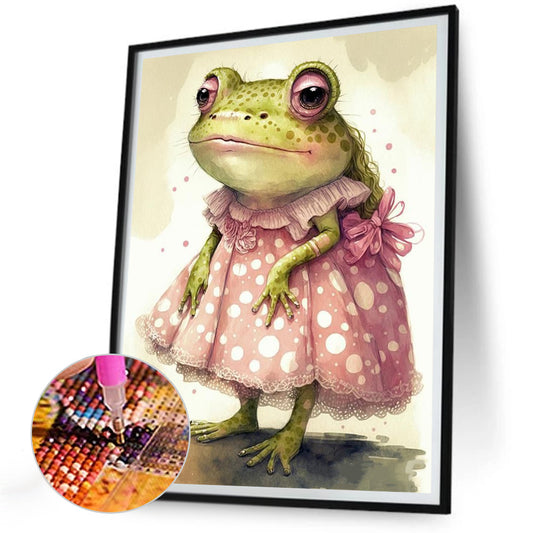 Frog - Full Round Drill Diamond Painting 30*40CM