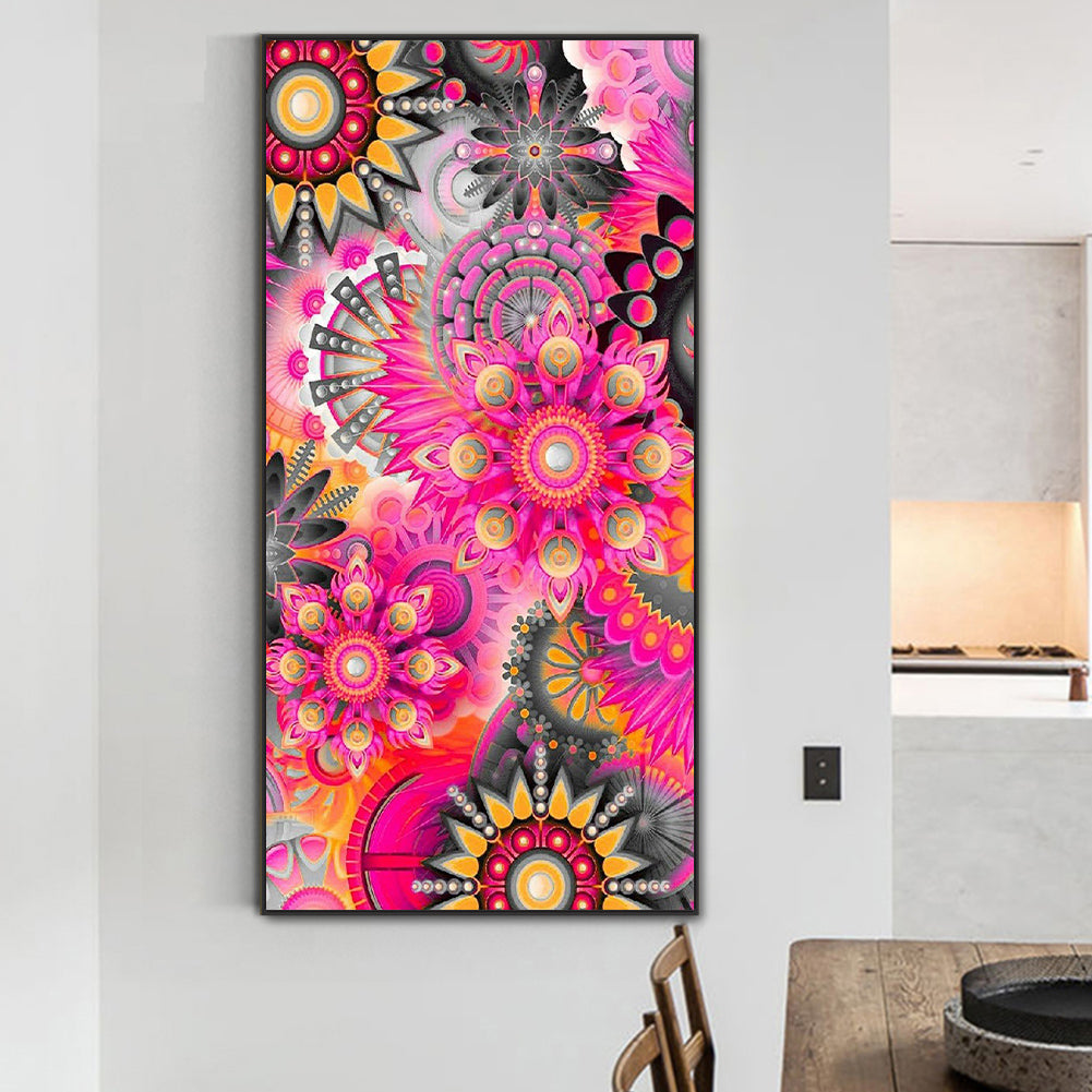 Mandala - Full Round Drill Diamond Painting 40*80CM