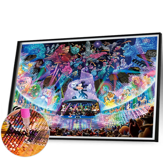 Disney Cartoon - Full Round Drill Diamond Painting 80*50CM
