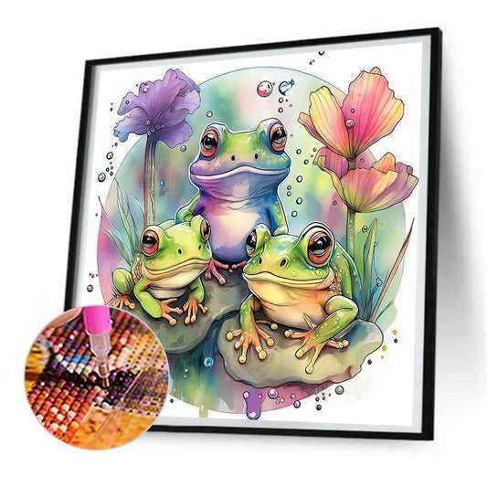 Frog - Full Round Drill Diamond Painting 30*30CM