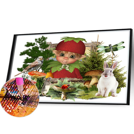 Forest Elves - Full Round Drill Diamond Painting 40*30CM