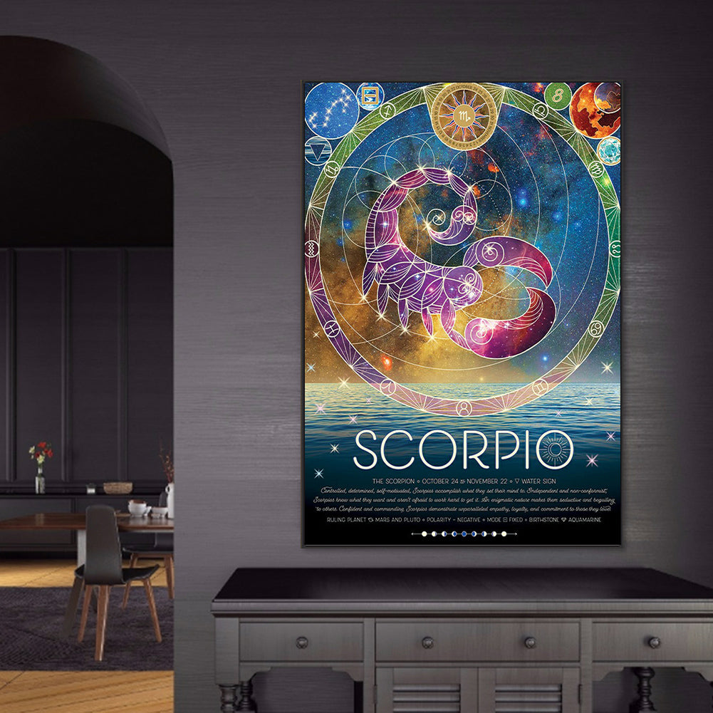 Chinese Zodiac - Scorpio - Full Round Drill Diamond Painting 50*70cm