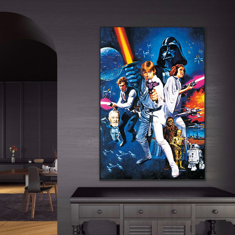 Star Wars - Full Round Drill Diamond Painting 50*70cm
