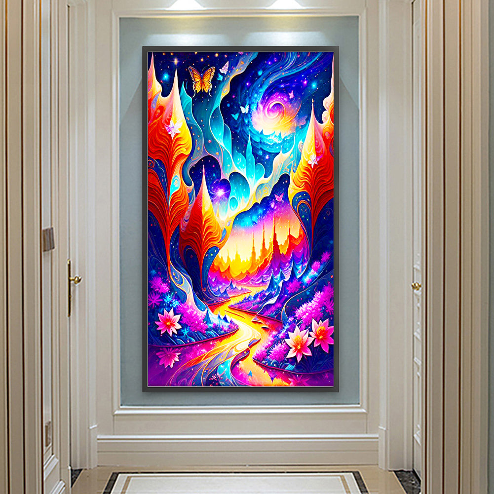 Different World - Full Round Drill Diamond Painting 40*70CM