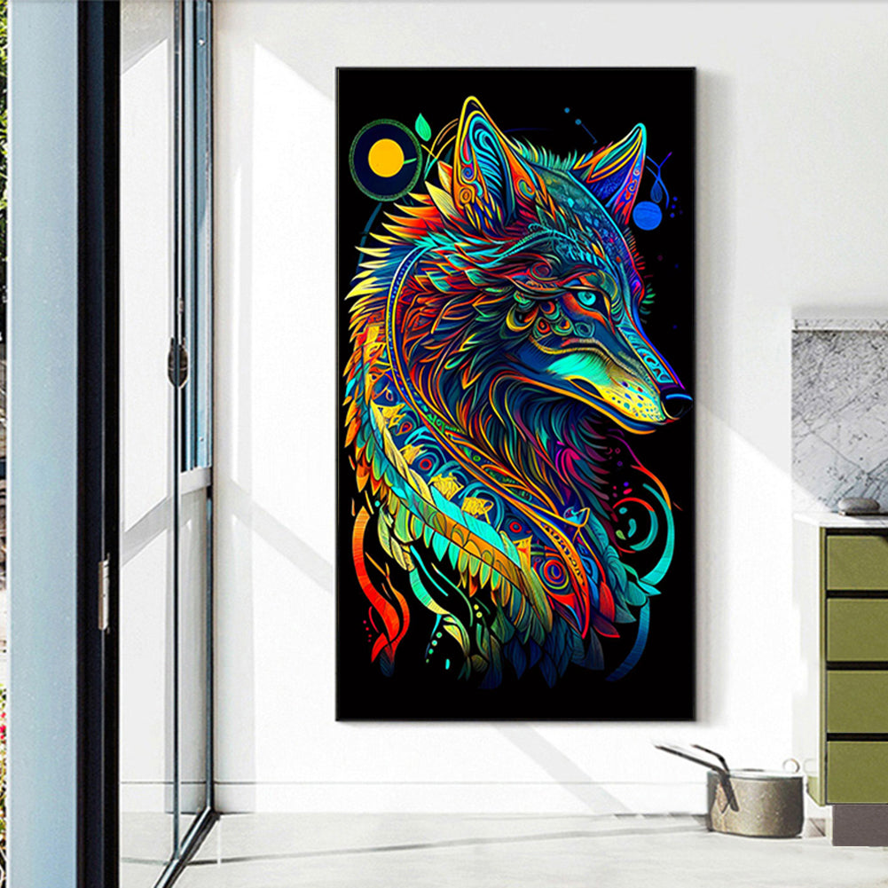 Color Wolf - Full Round Drill Diamond Painting 40*70CM