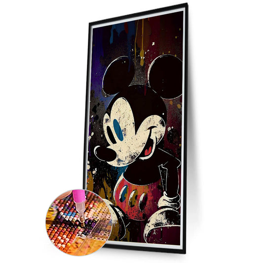 Mickey Mouse - Full Round Drill Diamond Painting 40*80CM