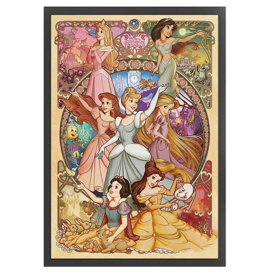 Disney Princesses - 11CT Stamped Cross Stitch 50*72CM
