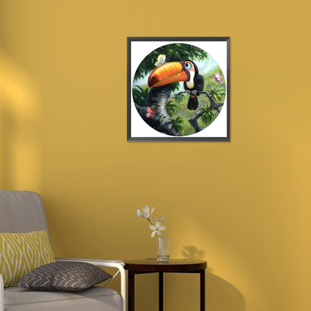Toucan - Full Round Drill Diamond Painting 30*30CM