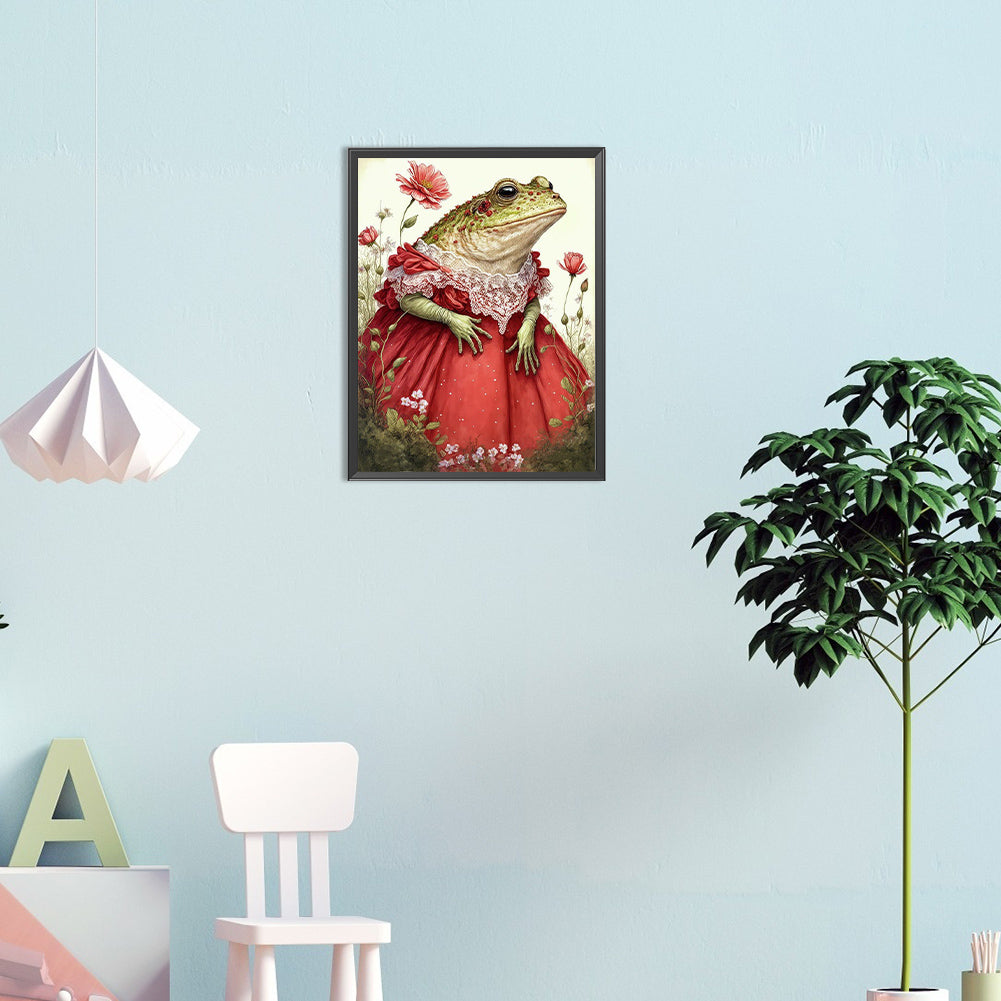The Frog Princess In A Dress - Full Round Drill Diamond Painting 30*40CM