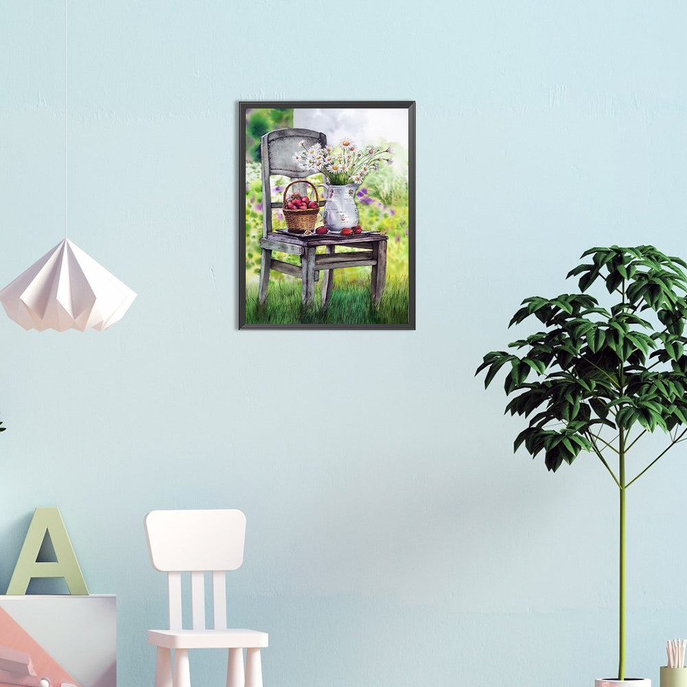 Chair - Full Round Drill Diamond Painting 30*40CM