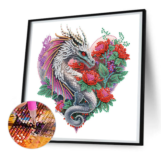 Dragon Art - Special Shaped Drill Diamond Painting 30*30CM
