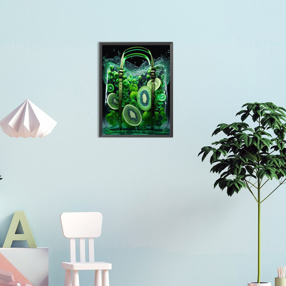 Kiwi In Bag - Full Round Drill Diamond Painting 30*40CM
