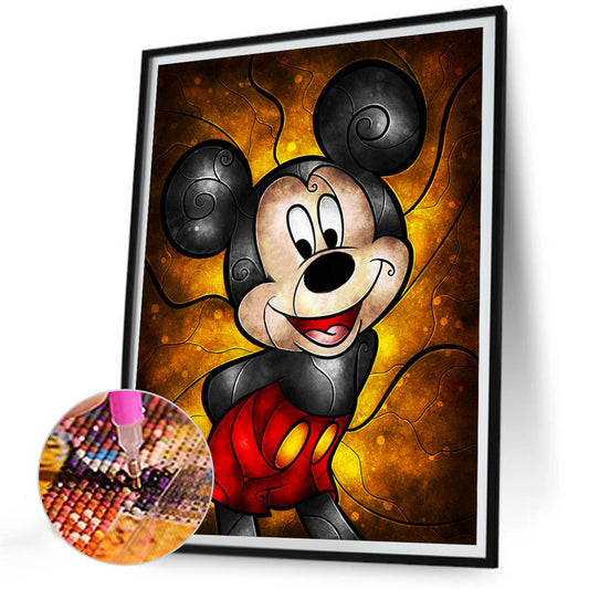 Mickey Mouse - Full Round Drill Diamond Painting 30*40CM