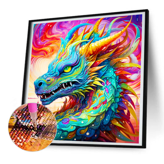 Dragon - Full Round Drill Diamond Painting 30*30CM