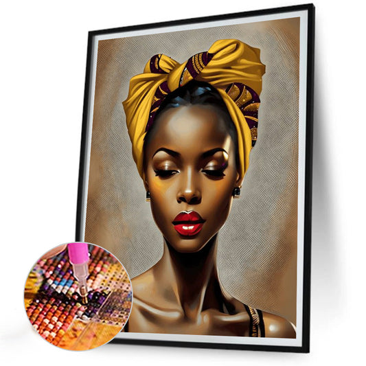 Black Beauty - Full Round Drill Diamond Painting 30*40CM
