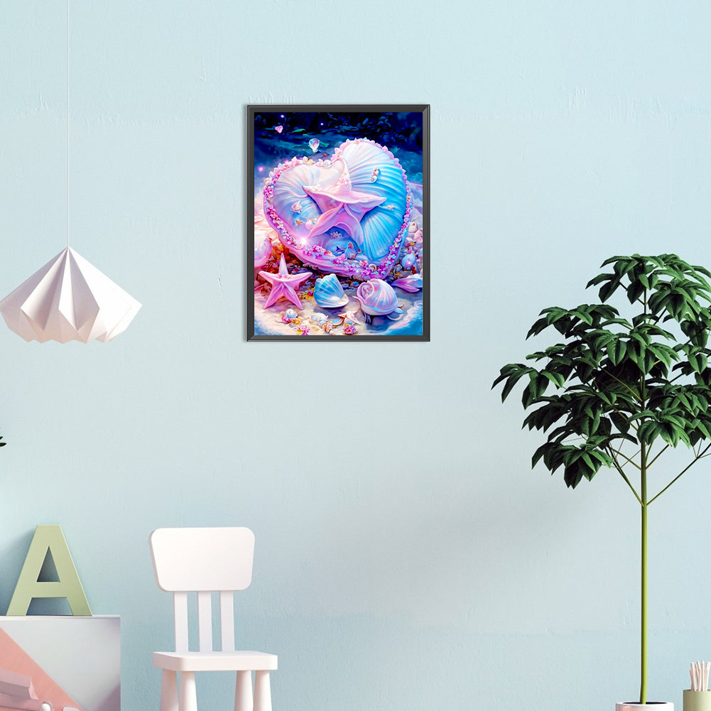 Dreamy Pink Shell - Full Round Drill Diamond Painting 30*40CM