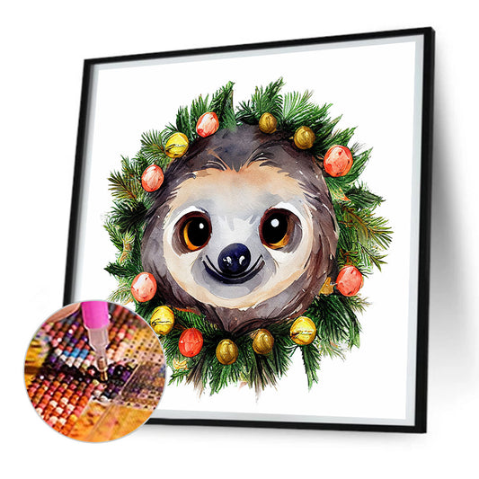 Critter Garland Sloth - Full Round Drill Diamond Painting 30*30CM