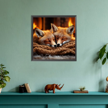 Fox - Full Round Drill Diamond Painting 30*30CM