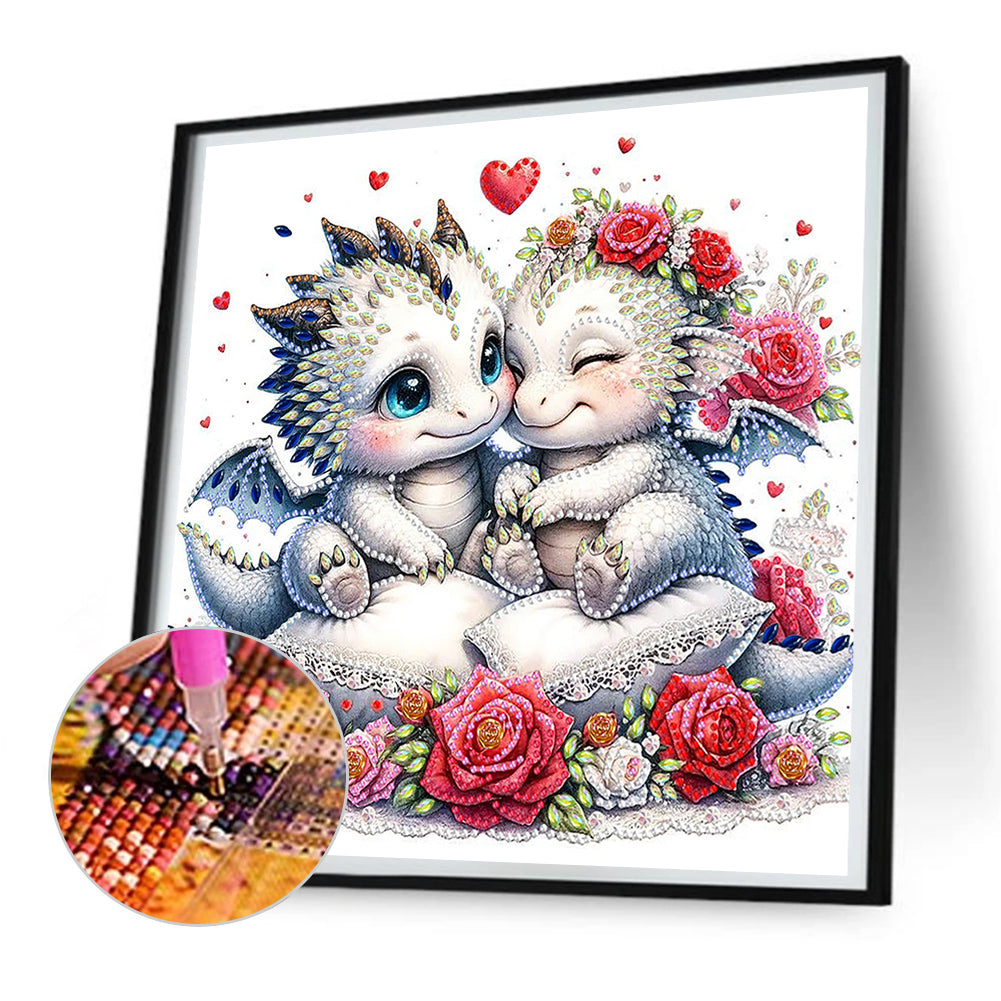 Love Unicorn - Special Shaped Drill Diamond Painting 30*30CM