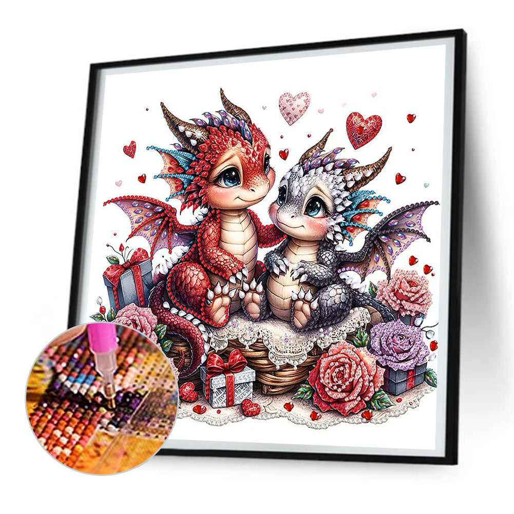 Love Unicorn - Special Shaped Drill Diamond Painting 30*30CM