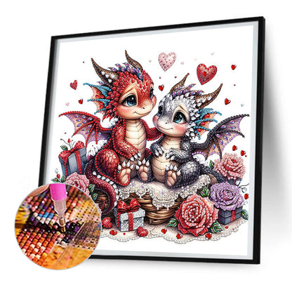 Love Unicorn - Special Shaped Drill Diamond Painting 30*30CM