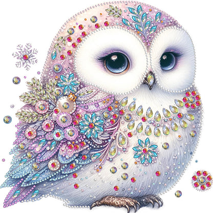 Bald Owl - Special Shaped Drill Diamond Painting 30*30CM