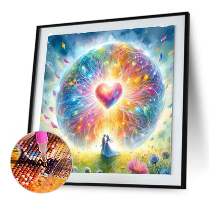 Beautiful Love - Full Round Drill Diamond Painting 30*30CM