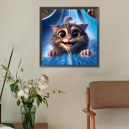 Surf Animal - Full Round Drill Diamond Painting 30*30CM