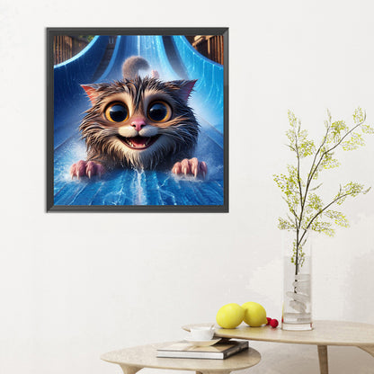 Surf Animal - Full Round Drill Diamond Painting 30*30CM