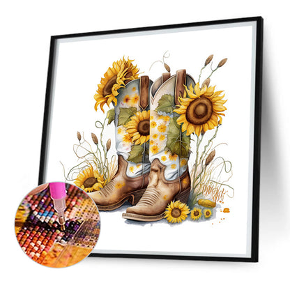 Boots - Full Square Drill Diamond Painting 30*30CM