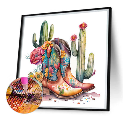 Boots - Full Square Drill Diamond Painting 30*30CM