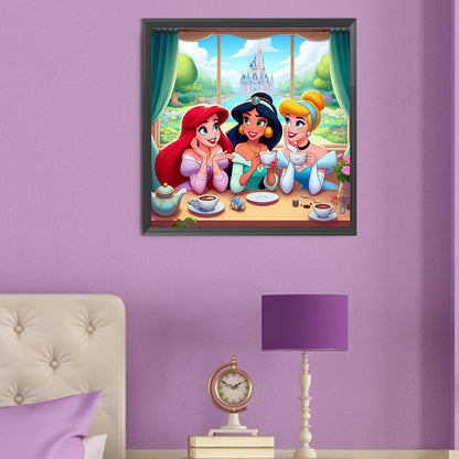 Three Princesses - Full Round Drill Diamond Painting 50*50CM