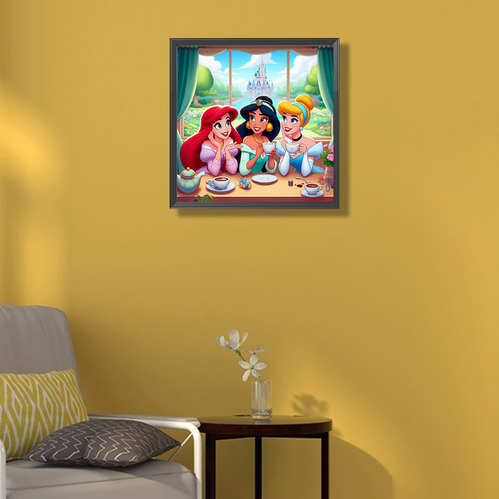 Three Princesses - Full Round Drill Diamond Painting 50*50CM