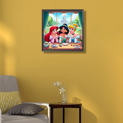 Three Princesses - Full Round Drill Diamond Painting 50*50CM