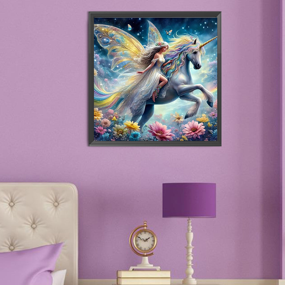 Unicorn - Full Round Drill Diamond Painting 50*50CM