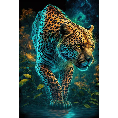 Leopard - Full Round Drill Diamond Painting 50*70CM