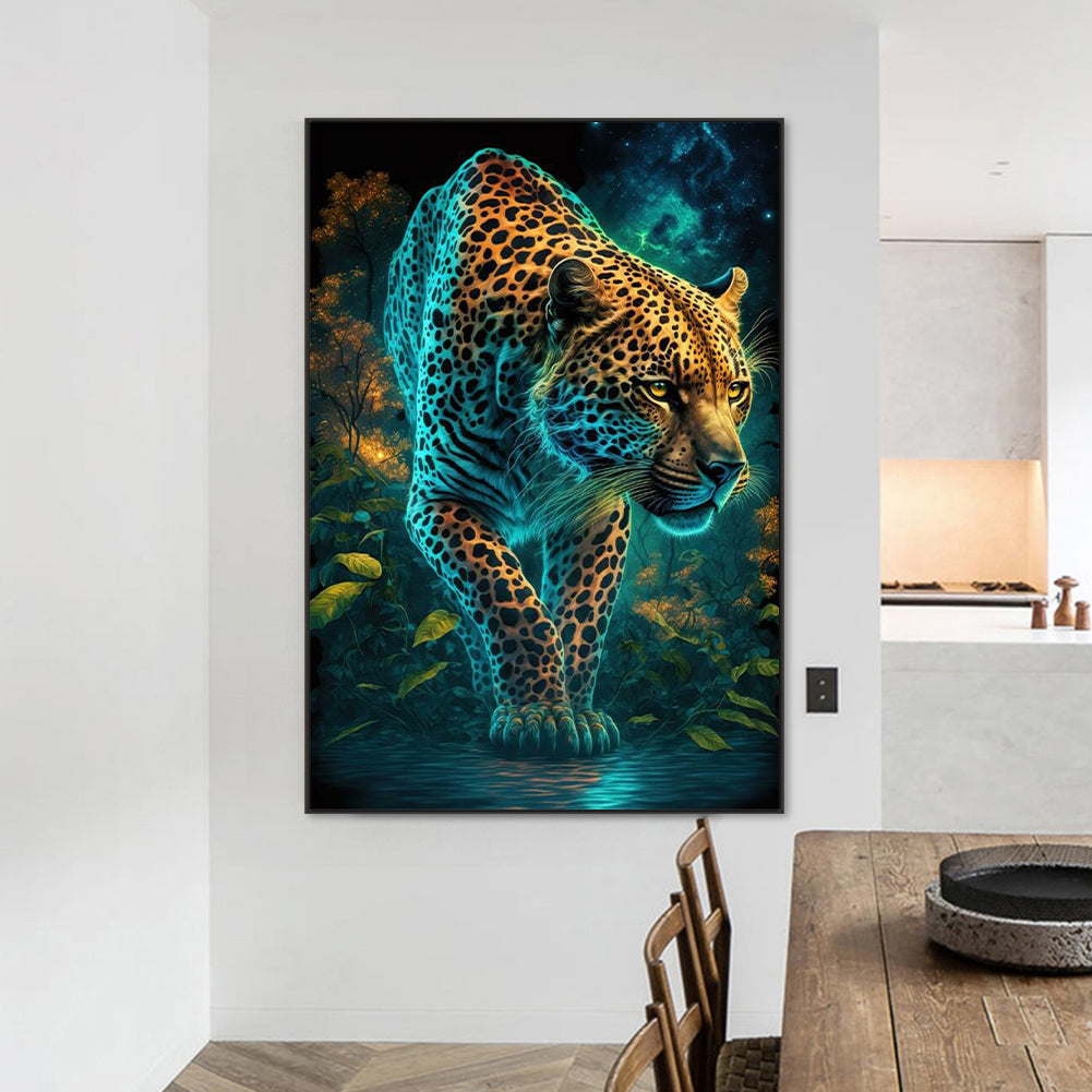 Leopard - Full Round Drill Diamond Painting 50*70CM