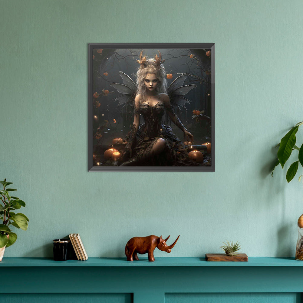 Dark Elf - Full Round Drill Diamond Painting 30*30CM
