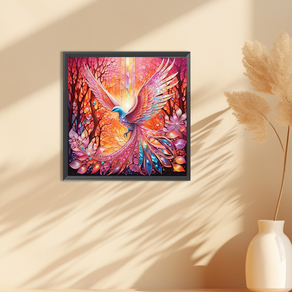 Colorful Bird - Full Round Drill Diamond Painting 30*30CM