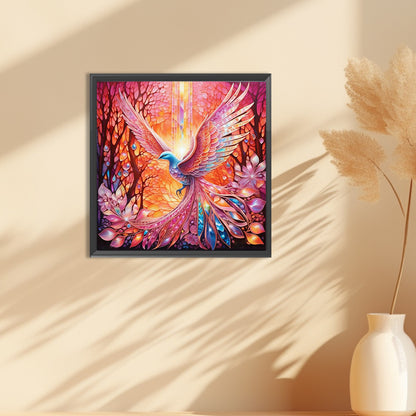 Colorful Bird - Full Round Drill Diamond Painting 30*30CM