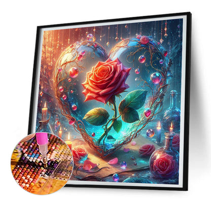 Fantasy Rose - Full Round Drill Diamond Painting 30*30CM