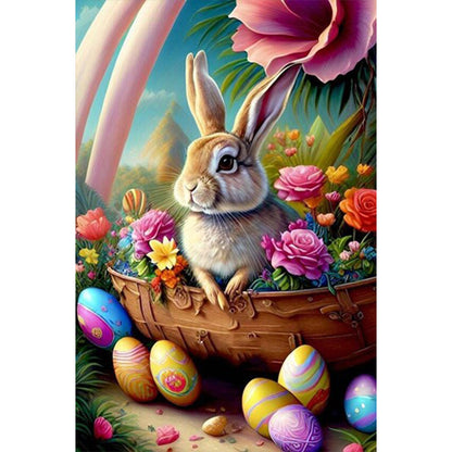 Easter Bunny - Full Round Drill Diamond Painting 40*60CM