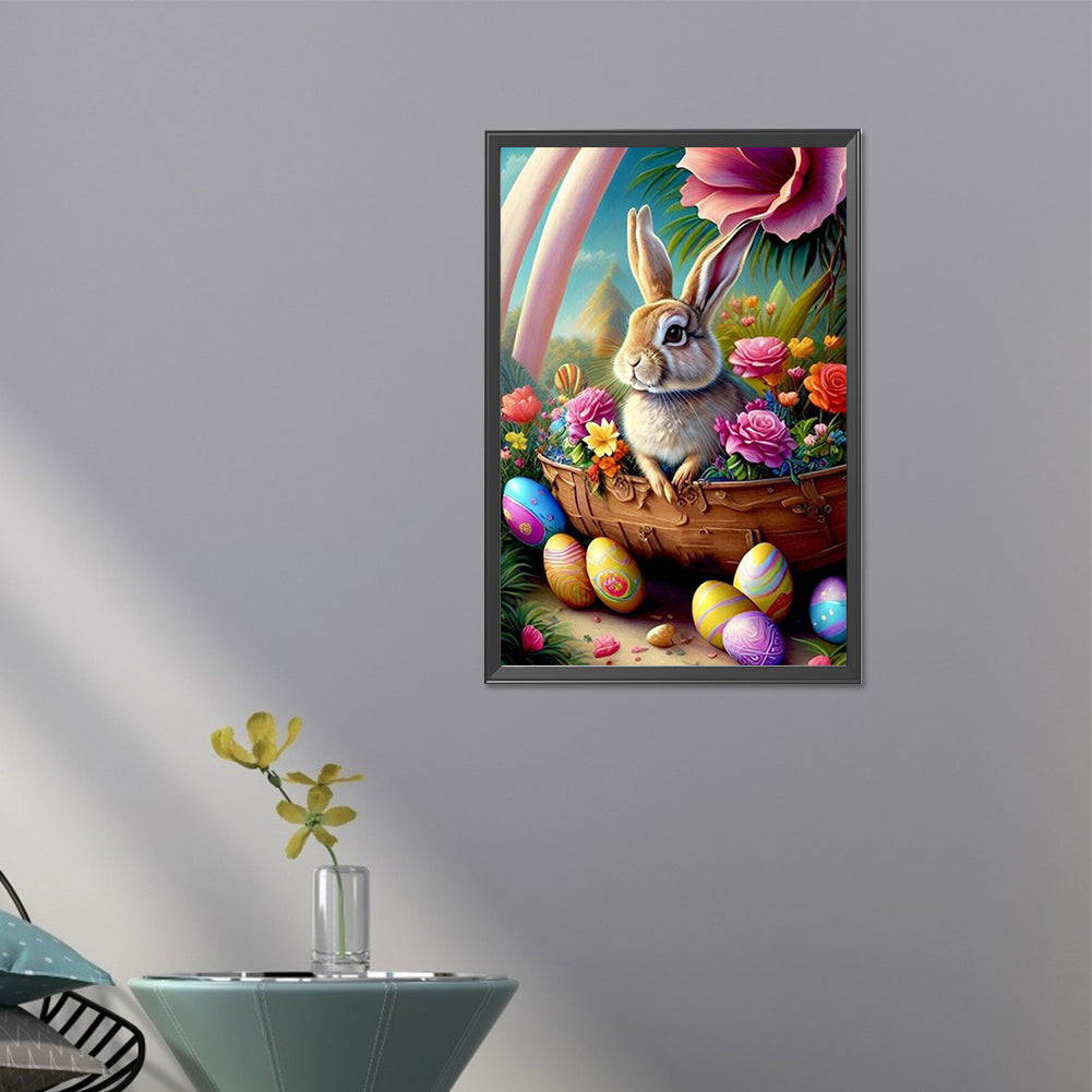 Easter Bunny - Full Round Drill Diamond Painting 40*60CM