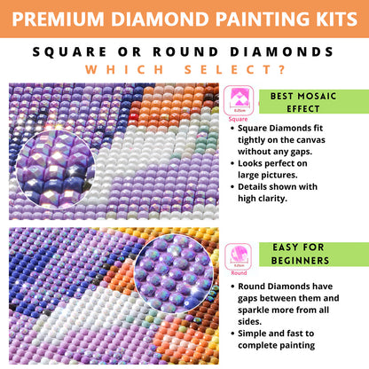 Picture Frame Garden - Full Round Drill Diamond Painting 40*70CM