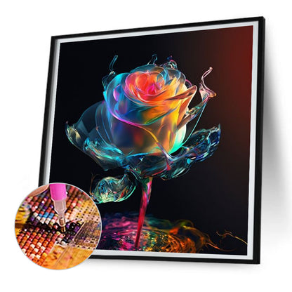 Colorful Roses - Full Round Drill Diamond Painting 30*30CM